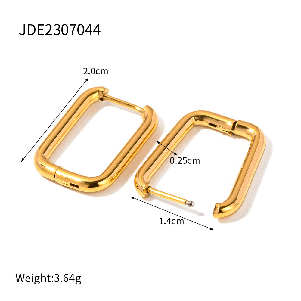 Heart Hoop Earrings - DippedShop Wholesale - #0131