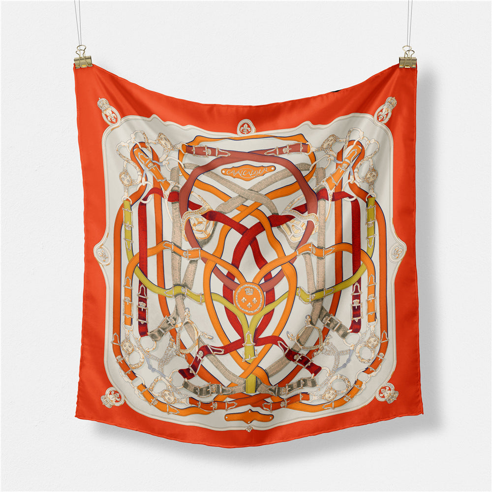 Abstract Silk Square Scarf - DippedShop Wholesale - #9267