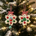 Cute Hand-Crochet Snowflake Hanging Ornament 6H7HBW563