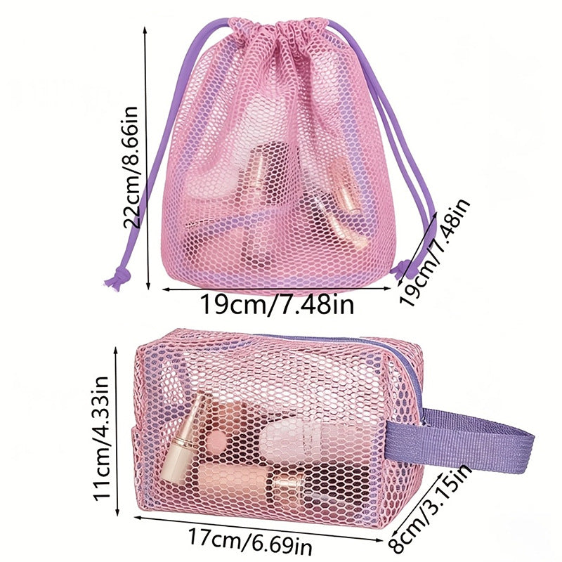 Fashion Color Block Hollow Storage Bag MK2BW6S10BOB115