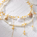 Stylish Double Layered Shell Beaded Waist Chain 8ZA6JBC92T