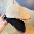 Corduroy Leather Brim Cap - DippedShop Wholesale - #5635