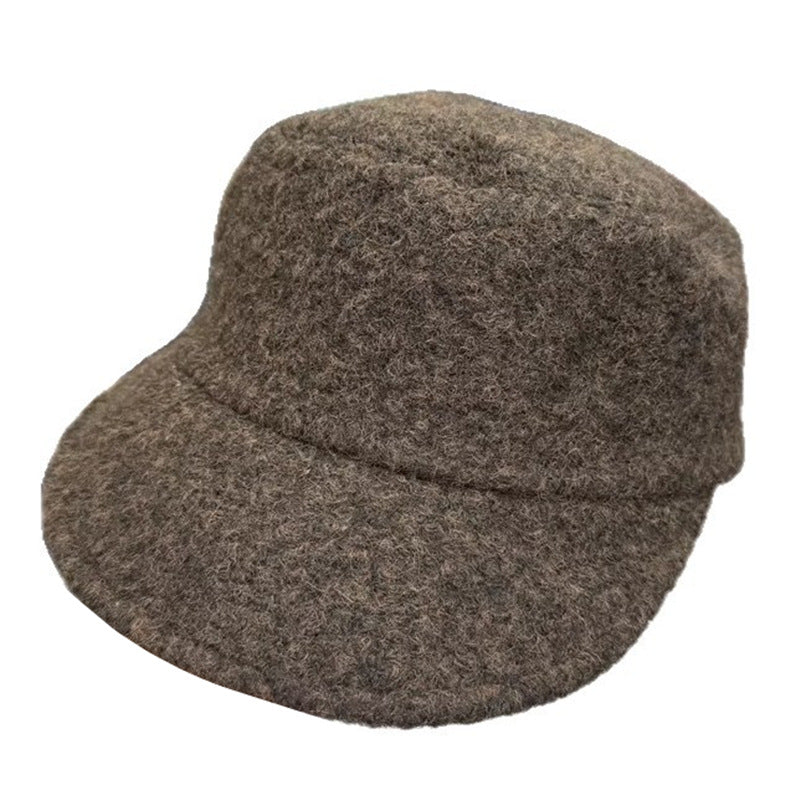 Winter Faux Sherpa Fleece Soft Baseball Cap 6W6HAT711