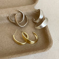 C-Shaped Stud Earrings - DippedShop Wholesale - #7747