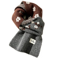 Floral Print Knit Scarf - DippedShop Wholesale - #3155