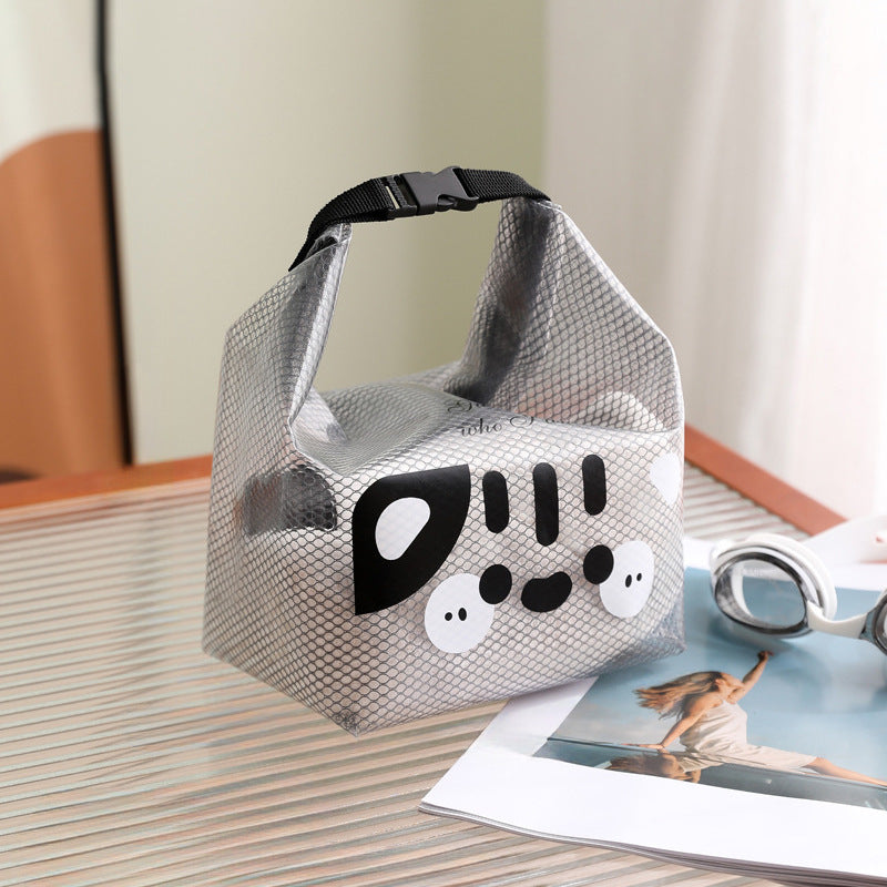 Cute Print Mesh Waterproof Portable Storage Bag 8BW6BOB92T