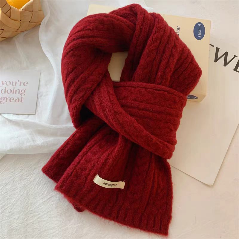 Mini Cable Knit Scarf - DippedShop Wholesale - #1507