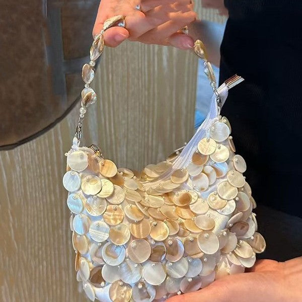 Handmade Pearl Shell Handbag - DippedShop Wholesale - #3235