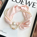 Elegant Magnetic Pearl Chain Necklace Scarf MK2BLW6W6NSI79