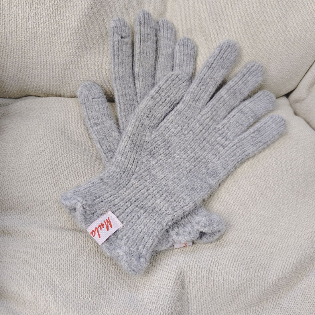 Soft Ribbed Solid Color Warm Knit Gloves DP25F676