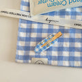 Blue Plaid Hair Clip - DippedShop Wholesale - #2163