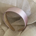 Minimalist Solid Color Satin Wide Headband MK2SPM6W6HBD07