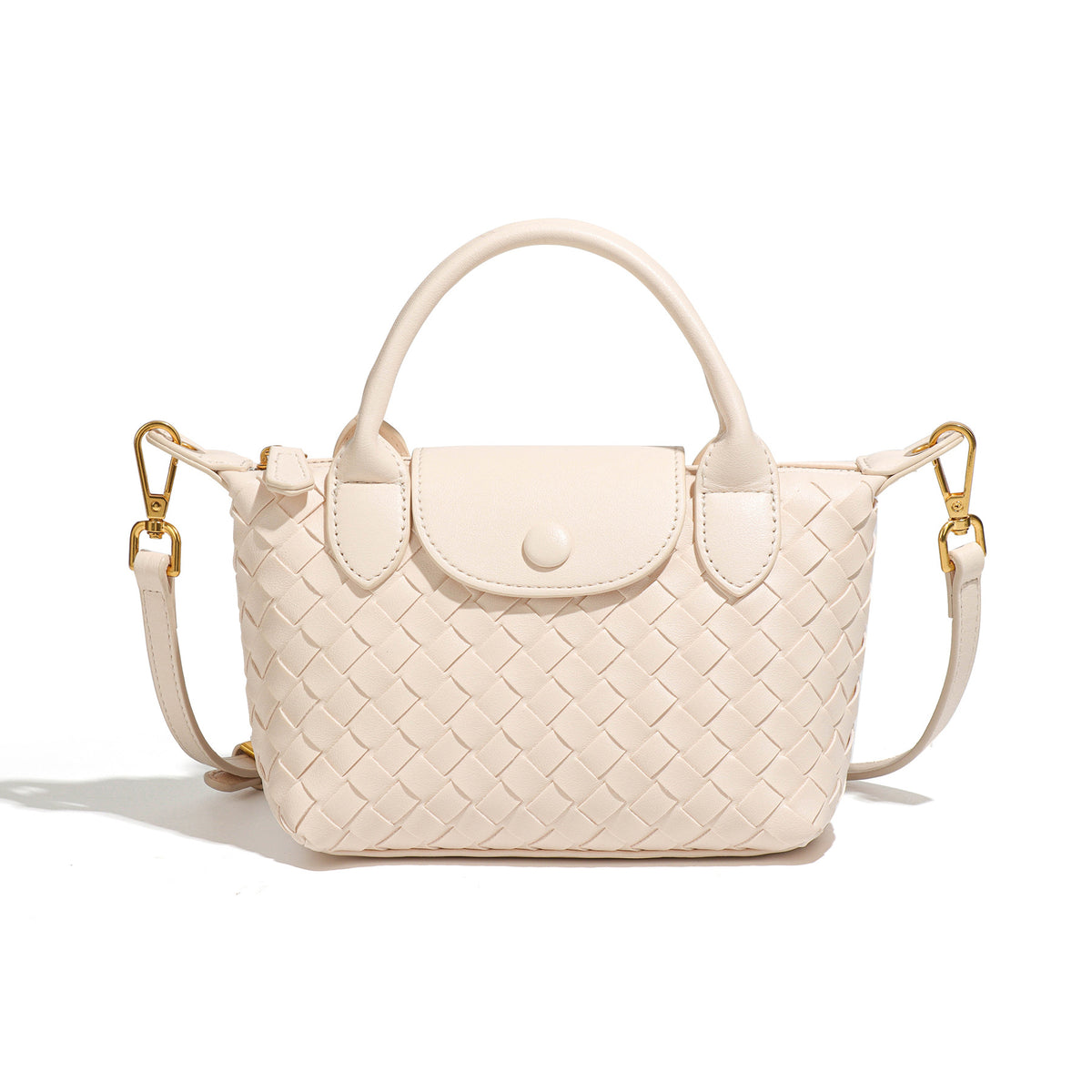 Trendy Handmade Woven Dumpling Crossbody Bag 6W10BBG2422