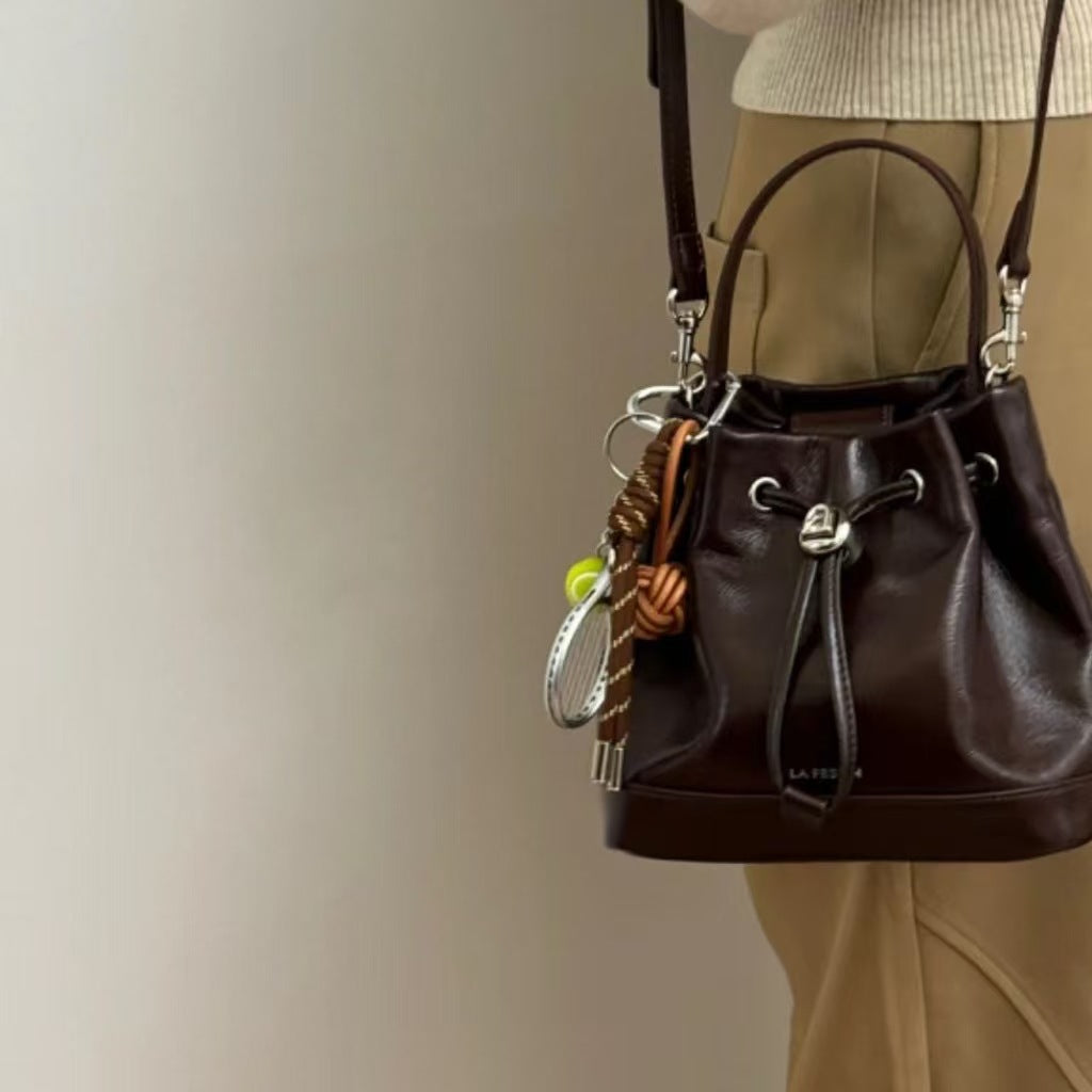 Simple Baseball Braided Rope Bag Charm DP25E934