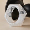 Vintage Geometric Resin Bangle - DippedShop Wholesale - #7411