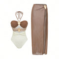 Sexy One Piece Swimsuit Set - DippedShop Wholesale - #9219