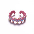 Polka Dot Enamel Ring - DippedShop Wholesale - #9667