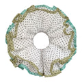 Sweet Layered Polka Dot Stripe Ruffle Scrunchie 6W6HSR469