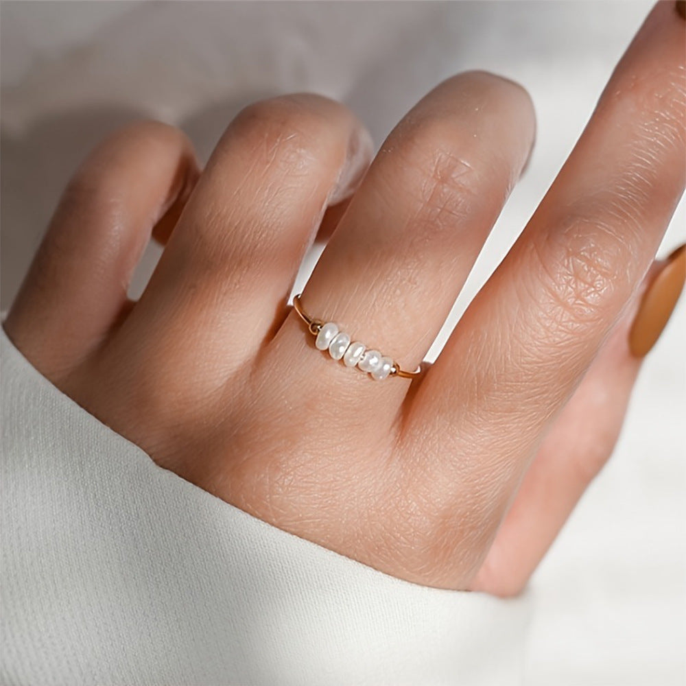Baroque Pearl Ring - DippedShop Wholesale - #8371