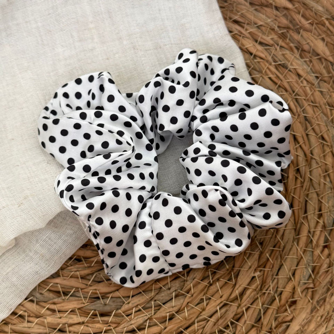 Polka Dot Elastic Scrunchies - DippedShop Wholesale - #3059