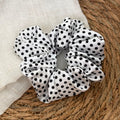 Vintage Polka Dots Print Elastic Scrunchies 6W6HSR335