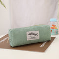 Cute Shark Pattern Lightweight Coduroy Pencil Case 6S10BOB1048
