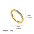 3 Pcs Eleagnt Cubic Zirconia T - DippedShop Wholesale - #3651