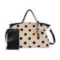 Vintage Polka Dots Large Capacity Tote Bag MK2BLW6W10BBG572