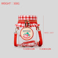 Cute Strawberry Jam Jar Shaped Crossbody Bag 6W10BBG2126