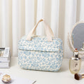 Large Floral Cosmetic Bag - DippedShop Wholesale - #5955