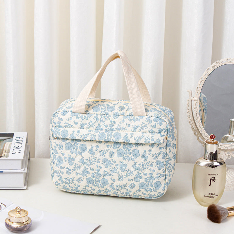 Large Floral Cosmetic Bag - DippedShop Wholesale - #5955