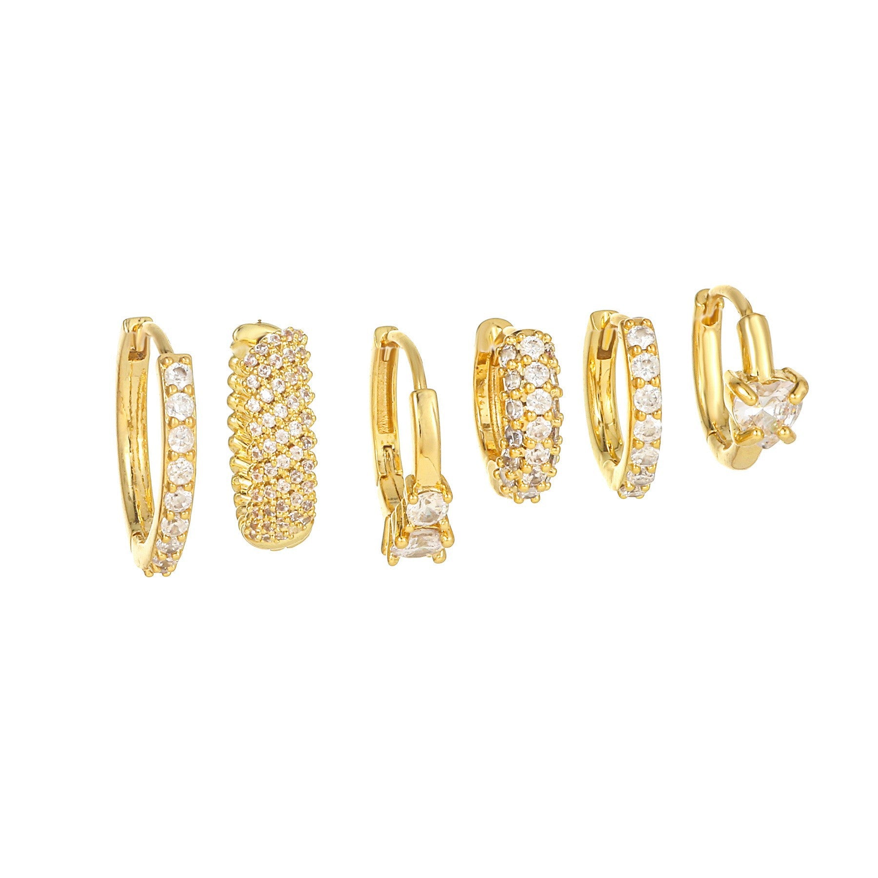 Stylish Gold Plated Moon Penda - DippedShop Wholesale - #2787