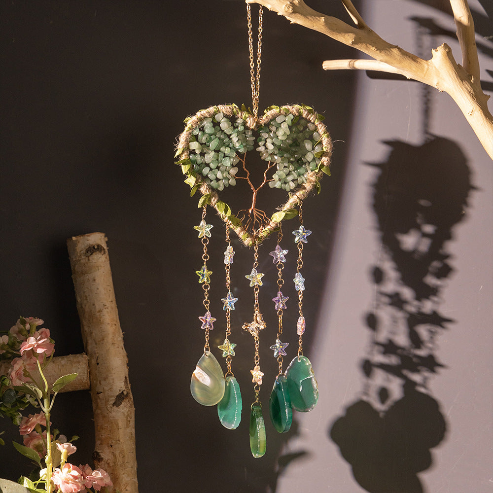 Natural Stones Tree of Life Crystal Suncatchers MK2CZAS6H7HLS78