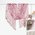 Simple Color Block Polka Dots Silk Scarf 6W6NSI216