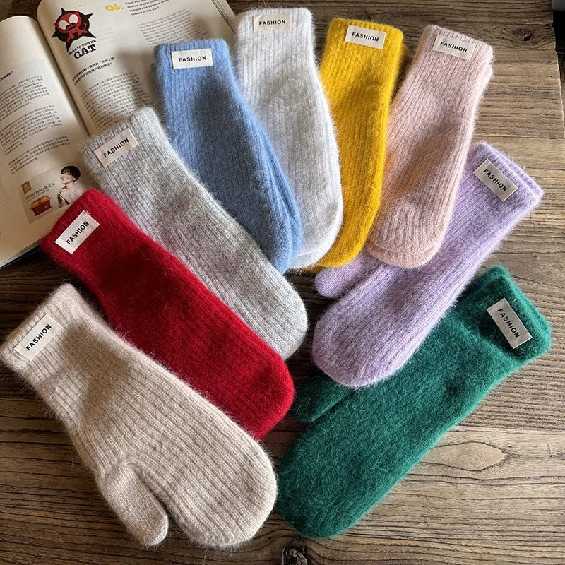 Thermal Knit Mittens - DippedShop Wholesale - #1075