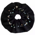 Beaded Flower Hair Scrunchie - DippedShop Wholesale - #5187