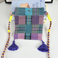 Simple Color Block Plaid Tassel - DippedShop Wholesale - #5107