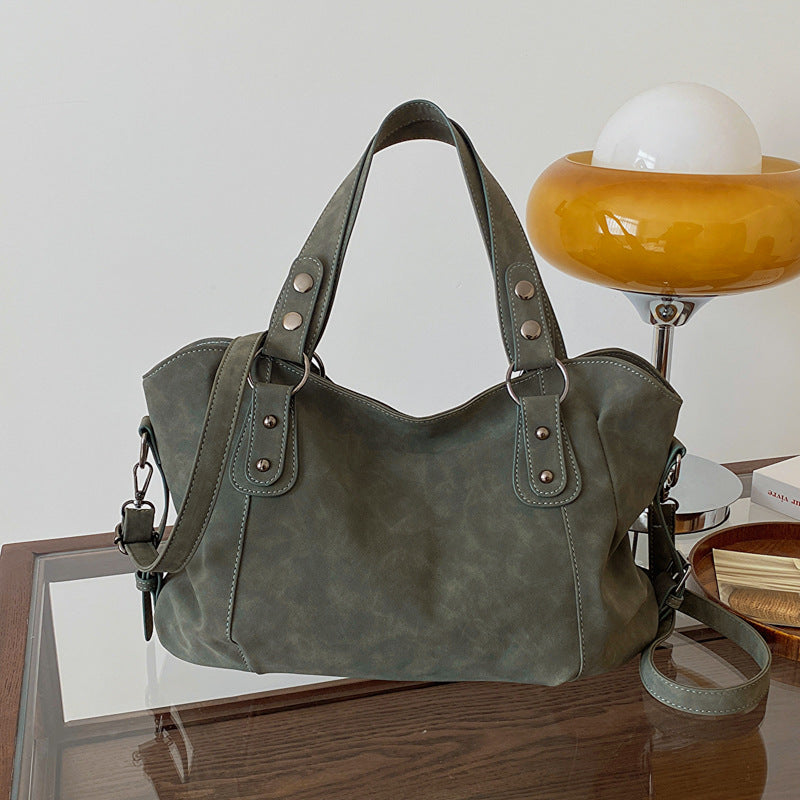 Trendy Solid Color Large Capacity Tote Bag 6W10BBG2468