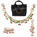 Crystal Cherry Bag Charm - DippedShop Wholesale - #5731