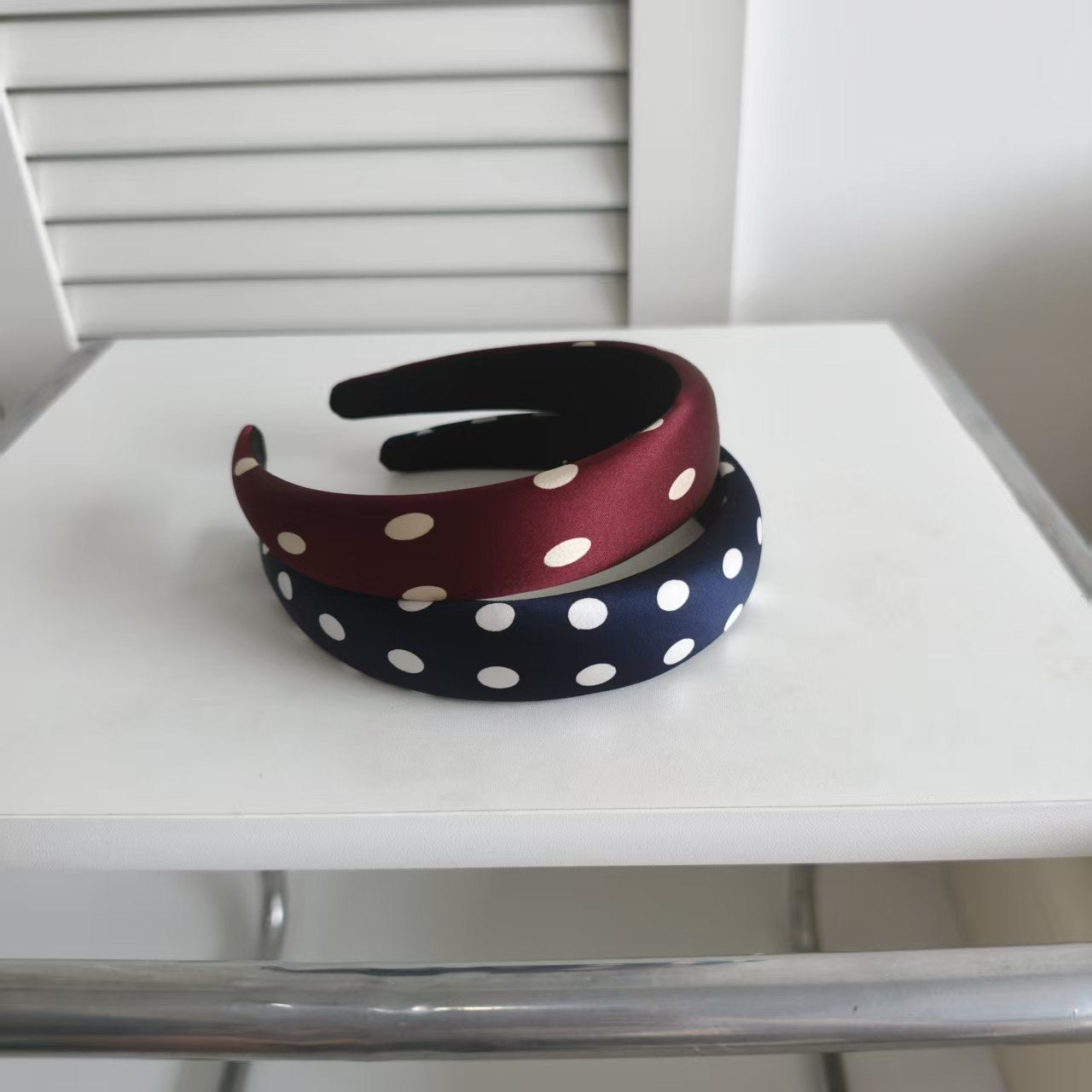 Vintage Polka Dots Sponge Padded Headband MK2SPM6W6HBD05