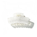 Minimalist Solid Color Plaid Acetate Hair Claw 8AS6HCP323T