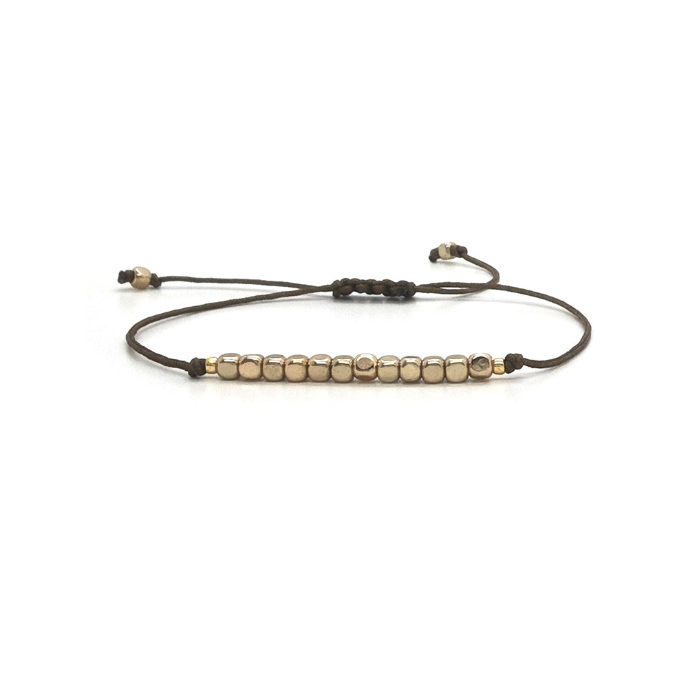 Retro Natural Stones Pearl Adjustable Bracelets 6W6JBR477