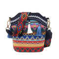 Boho Tassel Crossbody Bucket Bag - DippedShop Wholesale - #3299
