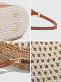 Minimalist Hollow Out Hand-woven Beach Shoulder Bag MK2BK6W10BBG04