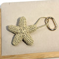 Cute Handmade Raffia Starfish Keychain Bag Charm MK2ZCAS6W10BBC47