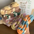 Cozy Fleece Striped Floor Socks 6W8FSO886