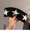 Star Print Knit Headband - DippedShop Wholesale - #1555