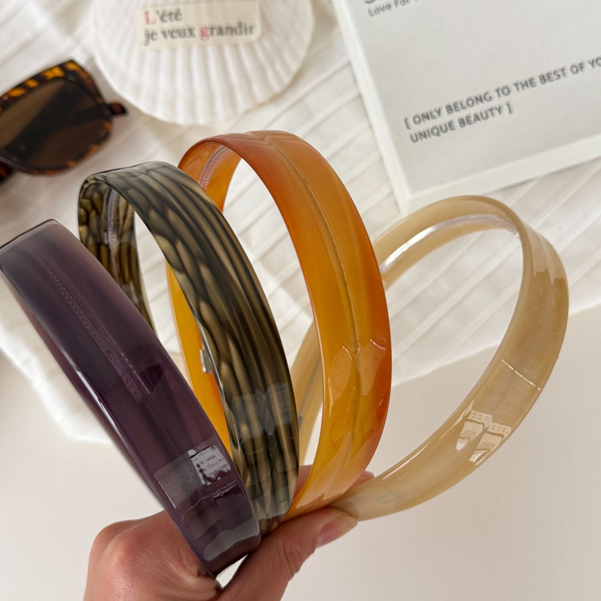 Vintage Acetate Teeth Headband - DippedShop Wholesale - #8163