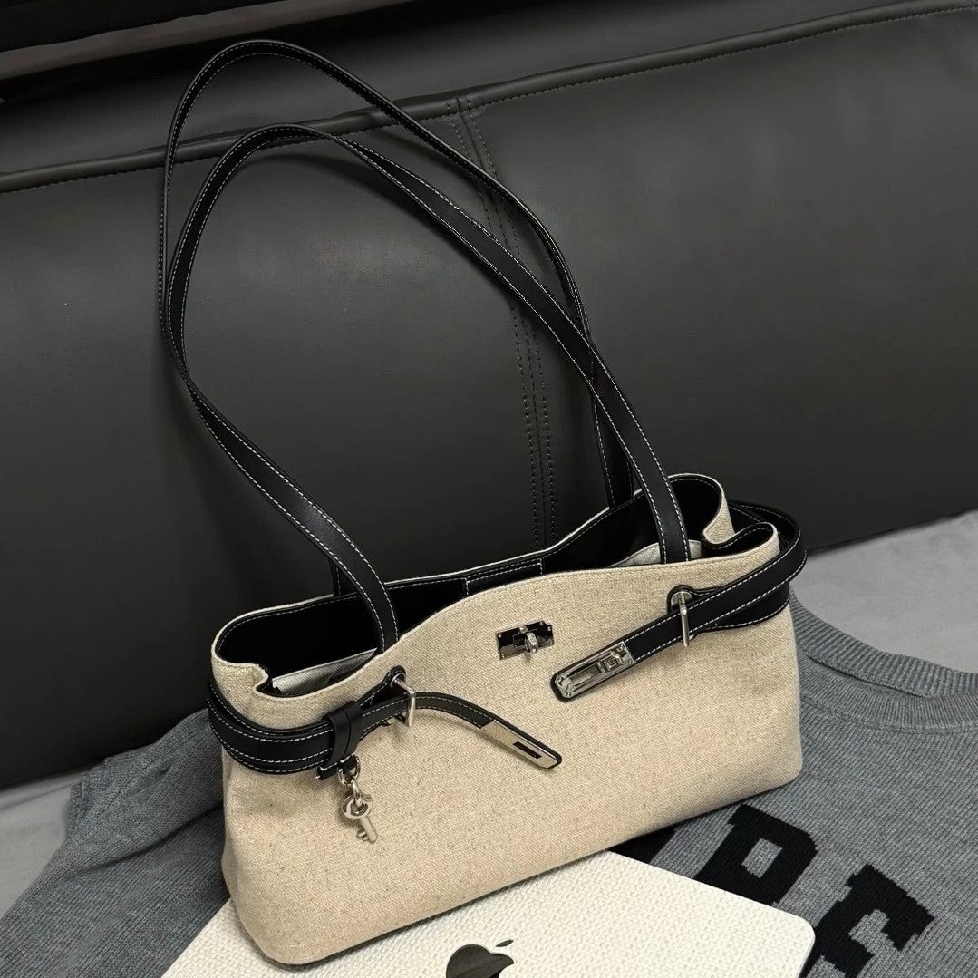 Chic Color Block Large Capacity Shoulder Bags 6W10BBG1327