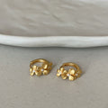 Flower Hoop Earrings - DippedShop Wholesale - #4915